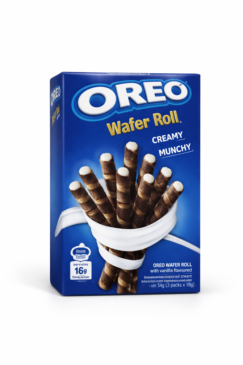 OREO Wafer Roll – Knusprige Waffelröllchen mit Vanillecreme (54g)