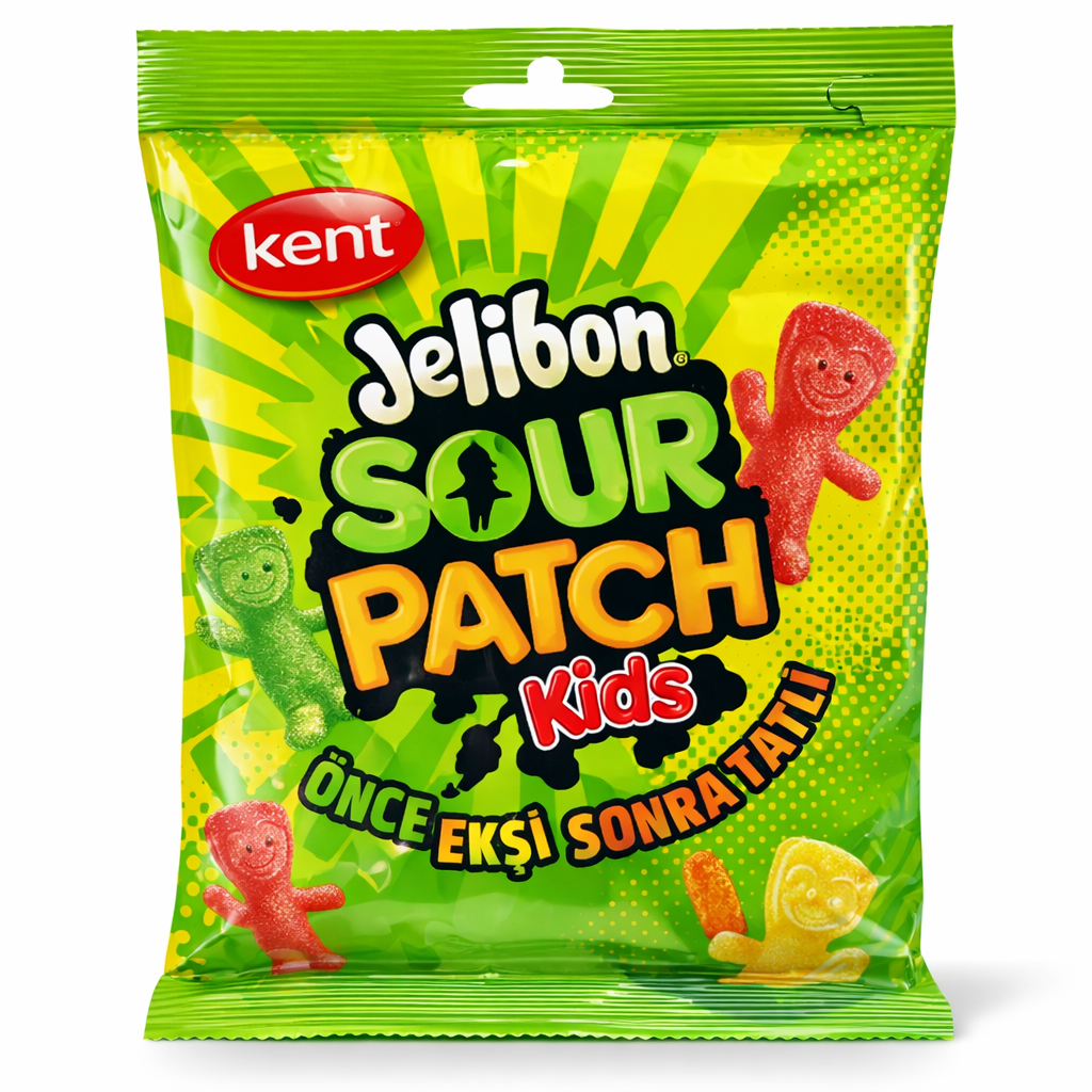Kent Jelibon Sour Patch Kids 160g – Sauer zuerst, dann süß