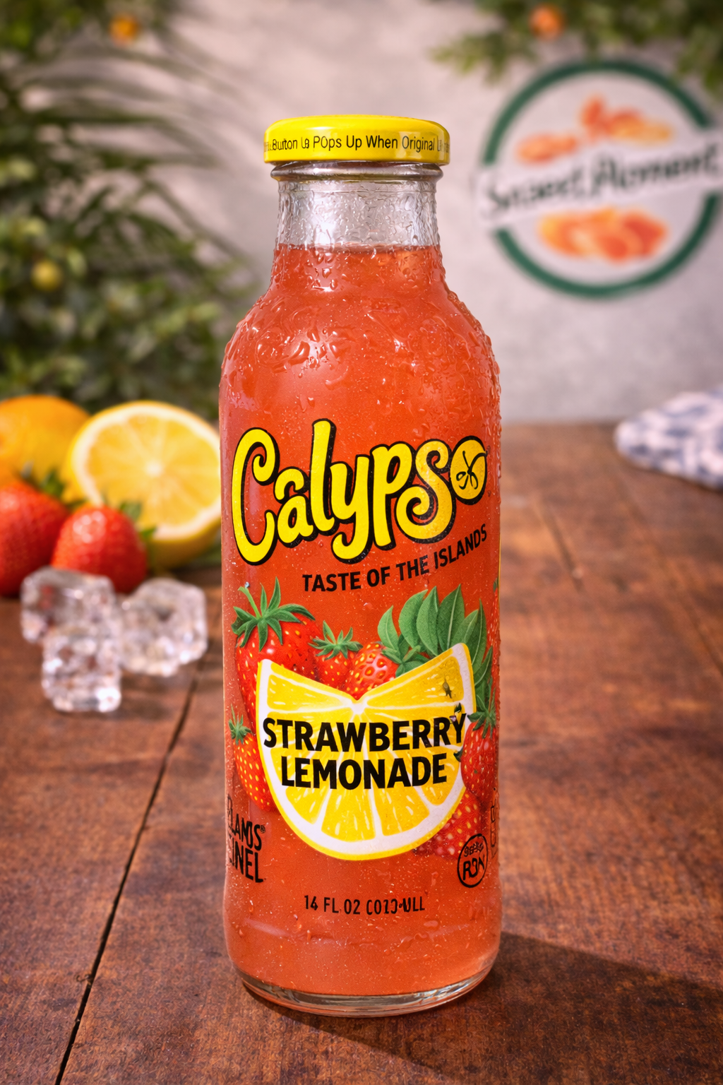 Calypso Strawberry Lemonade 473ml – Erdbeer Zitronen Limonade aus den USA