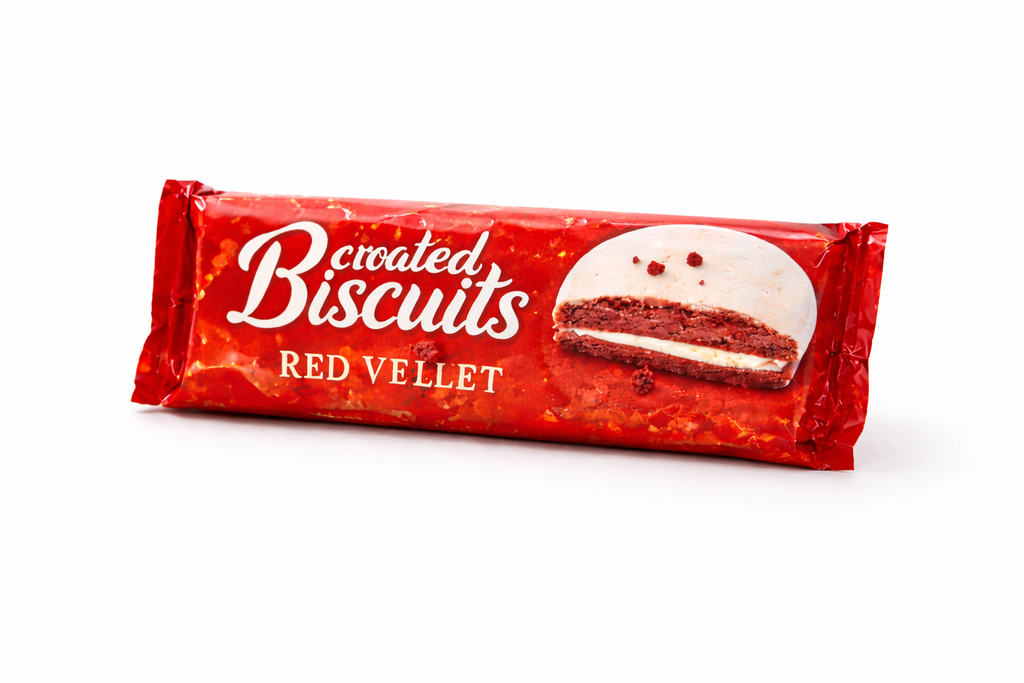 Croated Biscuits Red Velvet – Knusprige Kekse mit cremiger Füllung (8 Stück)