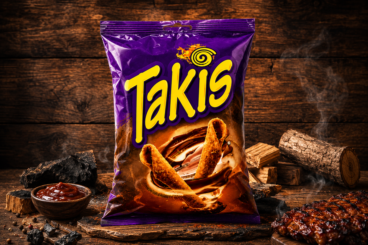 Takis Smokin’ BBQ 100g VORBESTELLUNG  – Rauchig Würziger Snack aus den USA 🇺🇸