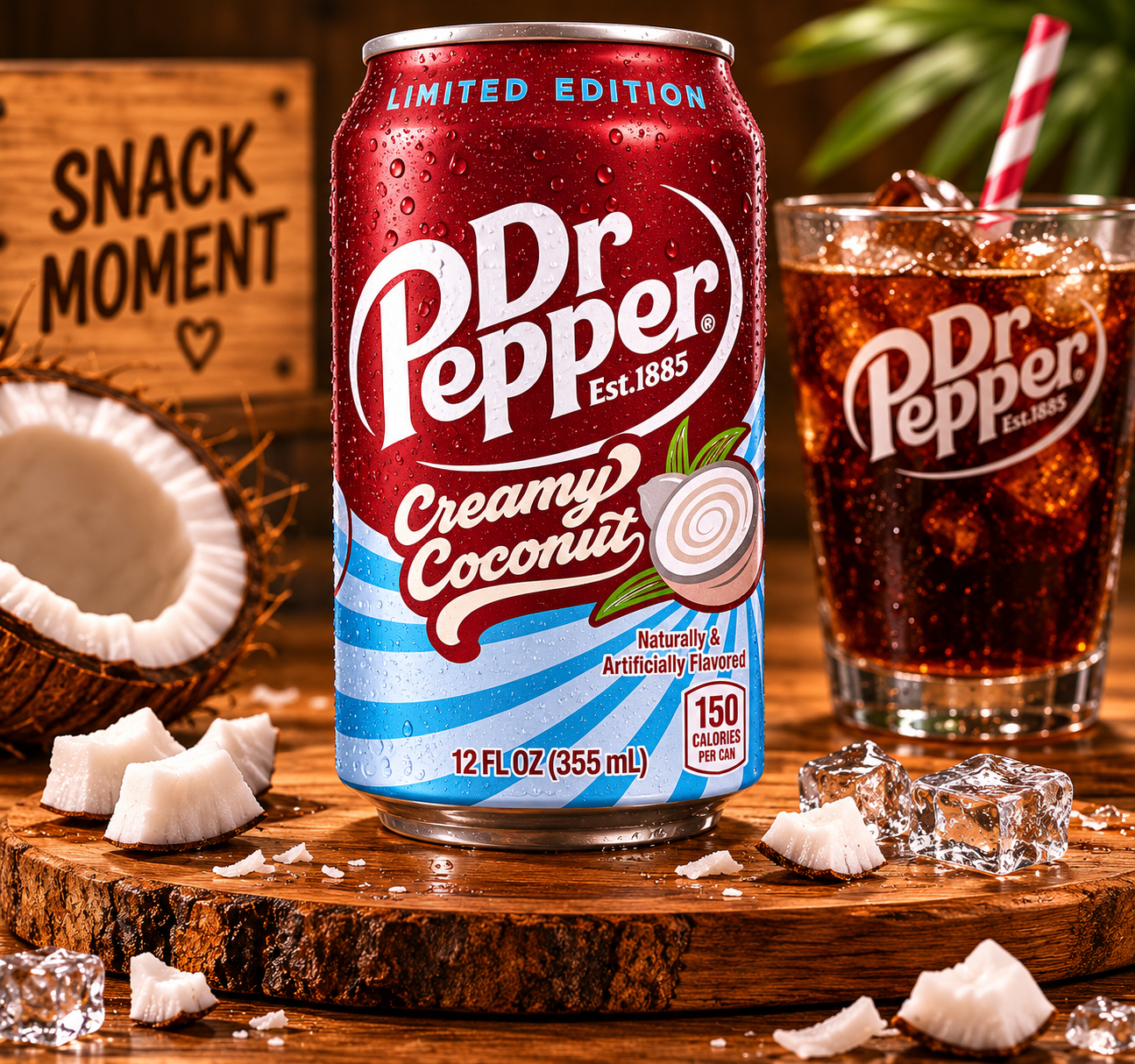 DR PEPPER - CREAMY COCONUT - USA - 355ML VorbestellungKW23