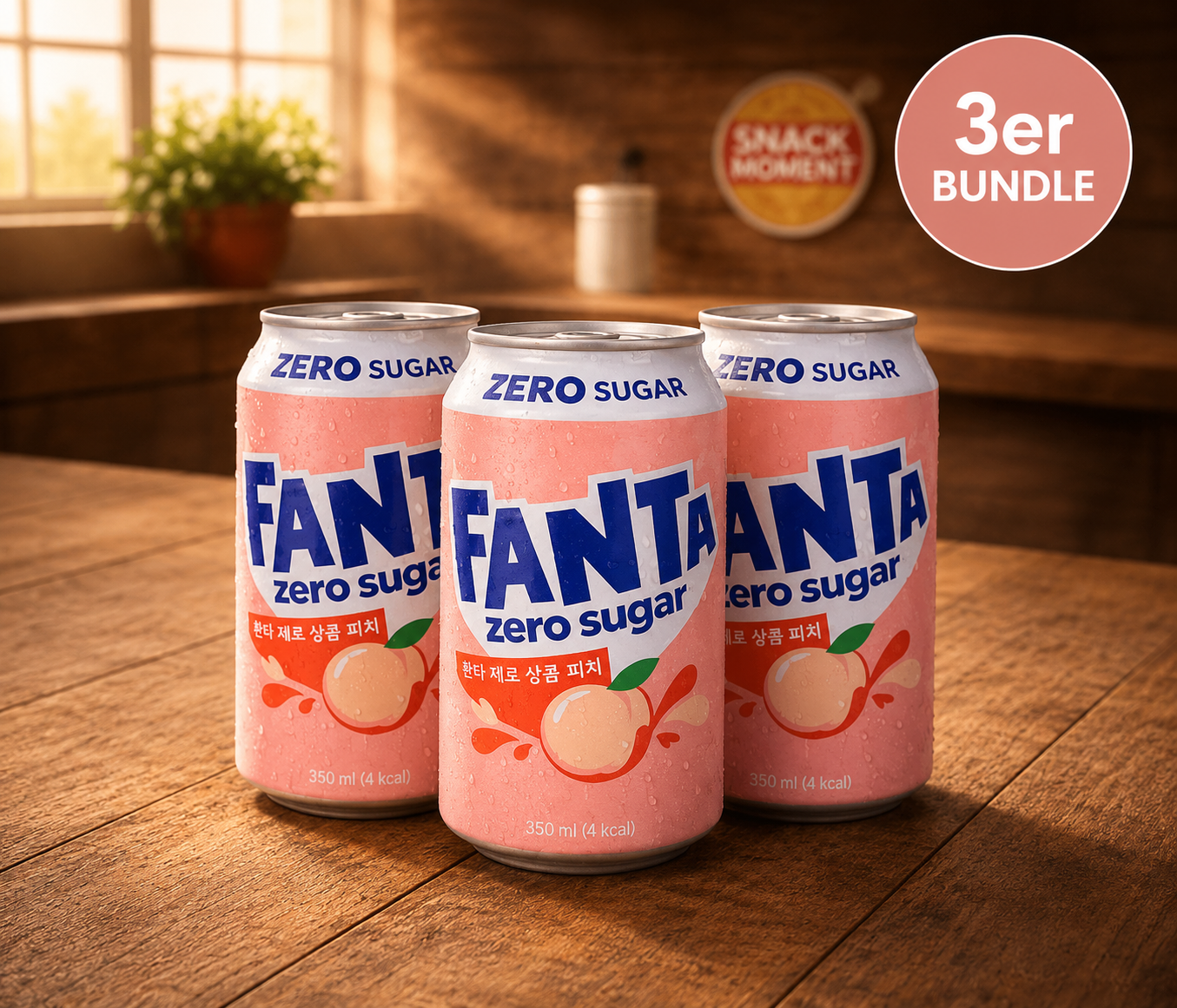 Fanta Zero Sugar Peach (350 ml)