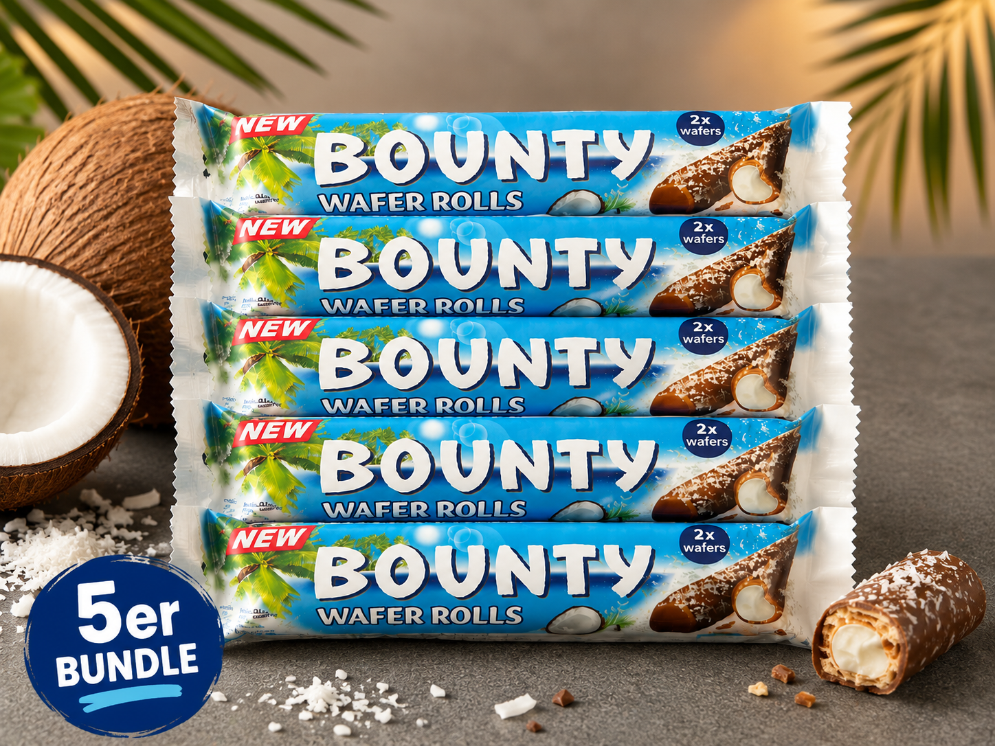 Bounty Wafer Rolls 5er Bundle