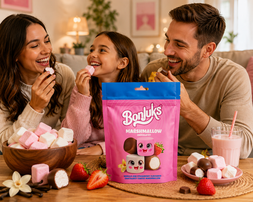 BonJuks Marshmallow Chocolatey – Vanilla & Strawberry