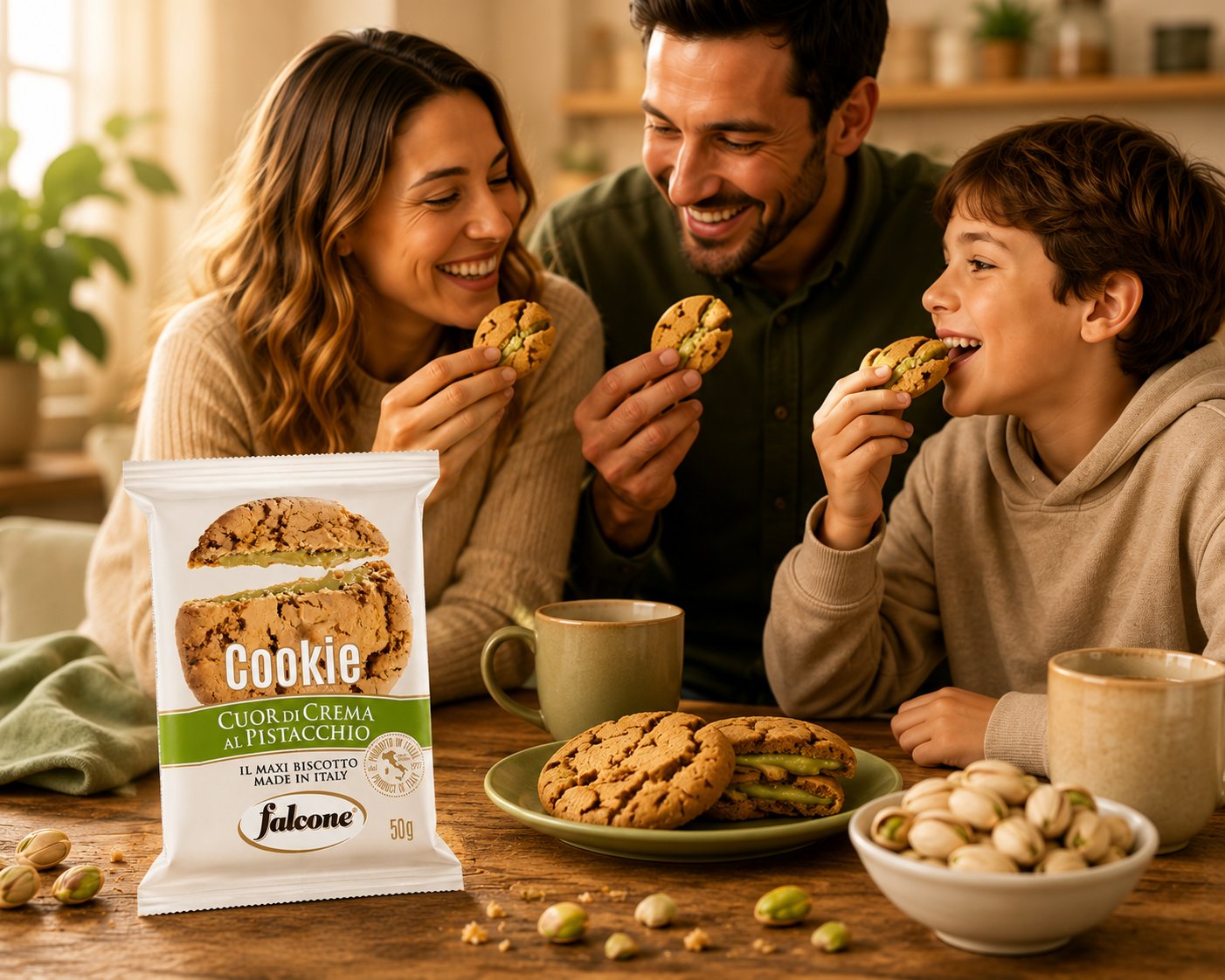 Falcone American-Cookies Pistazie 50g