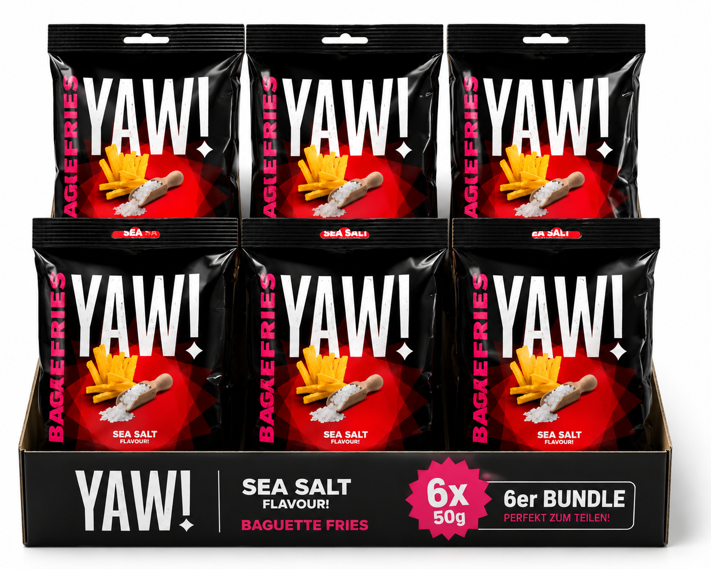 YAW! - Baguette Snack - Sea Salt - 50g