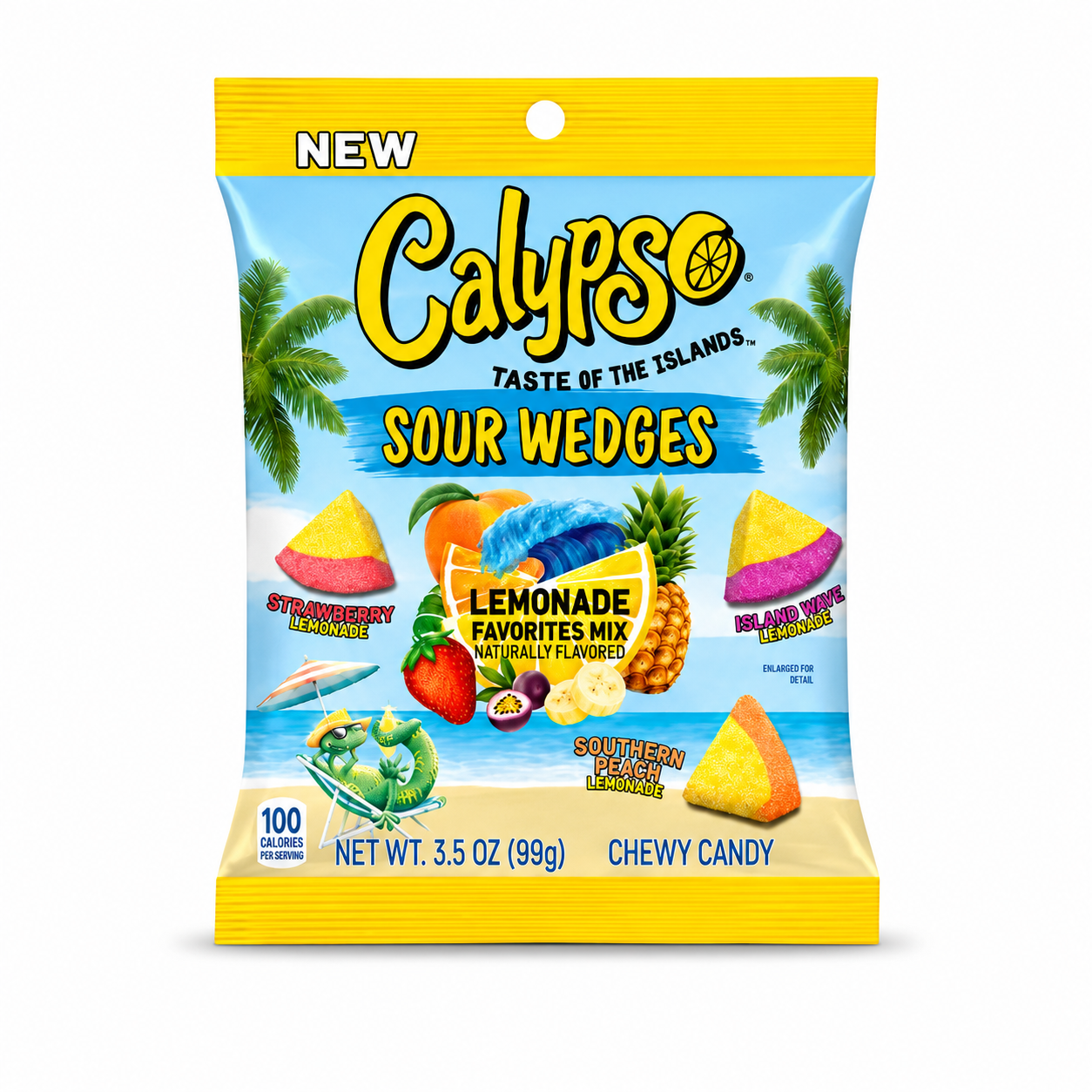 CALYPSO - SOUR WEDGES - LEMONADE FAVORITES MIX - 99G