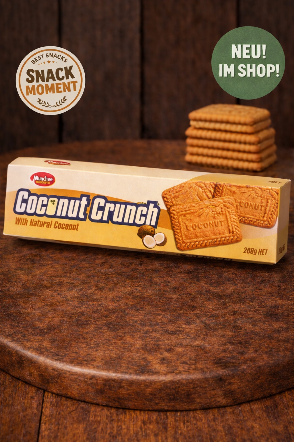 Munchee Coconut Crunch Biscuits – Knusprige Kokos Kekse 200g
