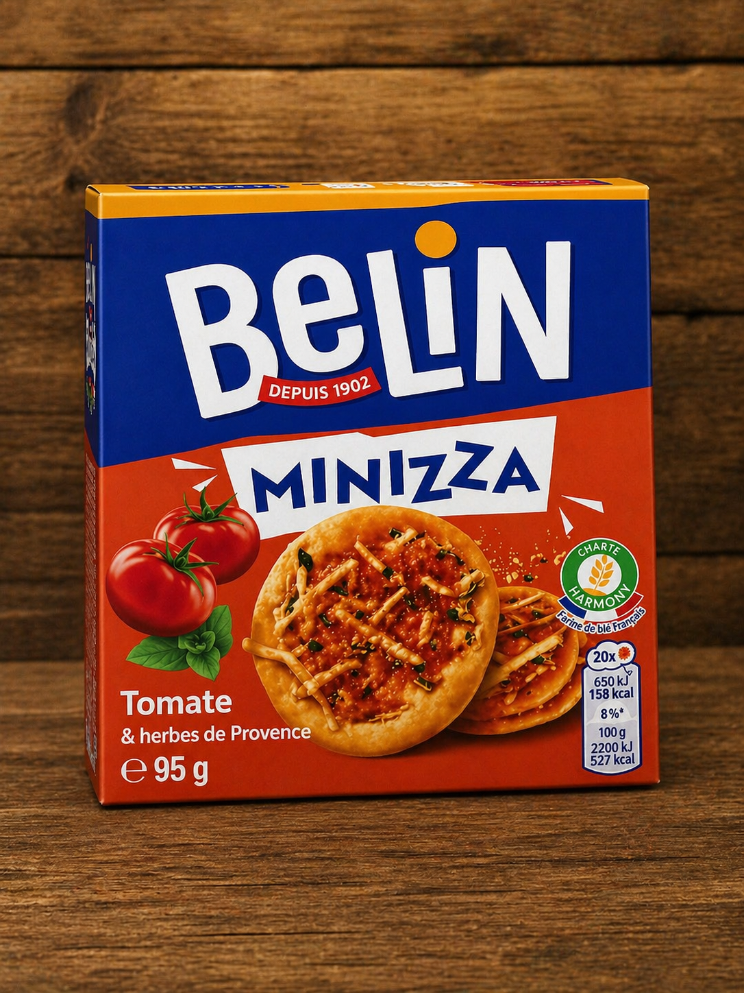 Belin Minizza Tomate & Herbes de Provence – Knusprige Mini-Pizzas 95g