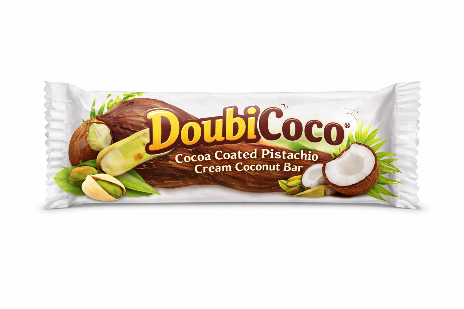 DoubiCoco – Pistachio & Coconut Bar 40g